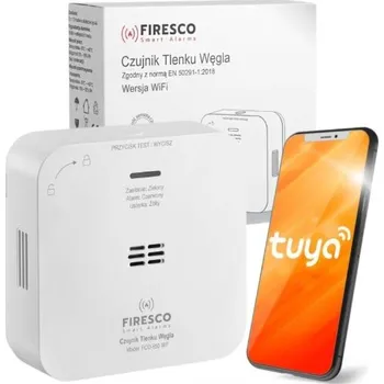 Bezpečnostní detektor Detektor oxidu uhelnatého Firesco FCO-850 WF s aplikací WiFi Tuya
