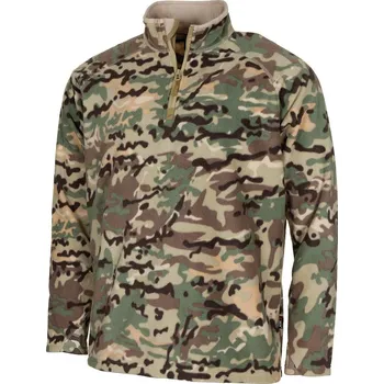 Pánská mikina MFH Mikina Troyer MicroFleece Operation Camo MFH® Adventure 00510X Velikost: XXLarge