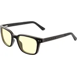 GUNNAR kancelářske/herní brýle MUIR EBONY * jantárová skla * BLF 65 * GUNNAR focus