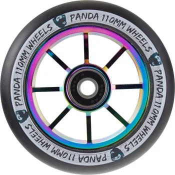 Kolečko ke koloběžce Kolečko PANDA Spoked V2 110mm | ABEC-9 | RAINBOW