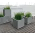 Květináč Prosperplast Sierra Square Beton Effect 38,5 cm