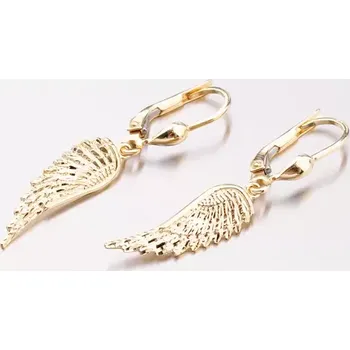 Náušnice Dámské náušnice žluté zlato 585 visací 42-32501