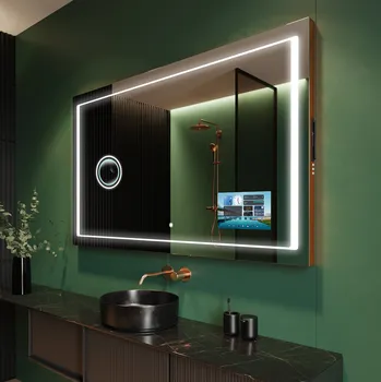 Zrcadlo Koupelnové zrcadlo s LED podsvícením L61