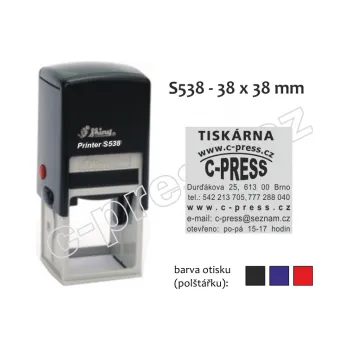 Razítko Shiny S-538 komplet