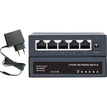 Switch FORCE Switch SW5C 5x1GB 5-Portový Gigabitový Switch 10/100/1000M