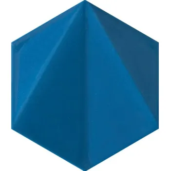 Obklad TUBADZIN Dekor Tubadzin Free Space hex navy struktura mat rektifikovaný 11x13 38003407