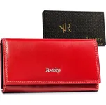 Rovicky Červená hladká dámská kožená peněženka V145 [DH] R-RD-07-GCL Velikost: ONE SIZE