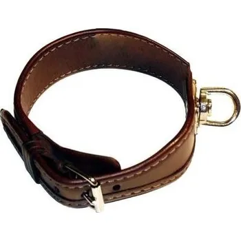 Obojek pro psa Zubíček Barvářský obojek podšitý tenkou kůží s podloženou sponou s mosazným obrtlíkem Sprenger, délka obojku 60cm