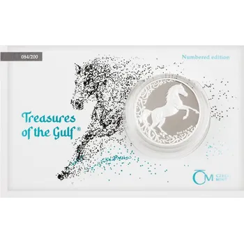 Sběratelství Stříbrná 2oz mince Treasures of the Gulf - The Horse 2024 proof číslováno