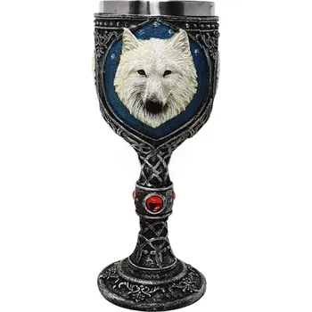 Replika zbraně MystiCalls Pohár s polárním vlkem