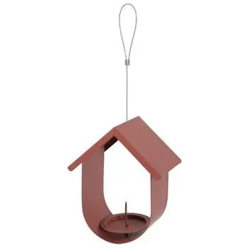 Pro ptáka Zolux S.A.S. Budka krmítko GAMA III na loj.kouli kov. červená Zolux