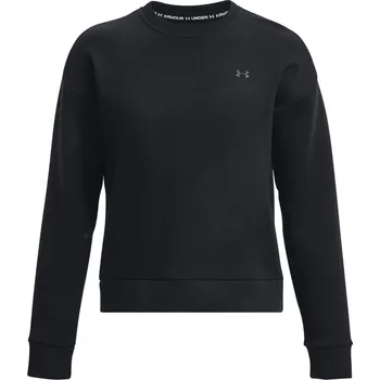 Dámský svetr Under Armour Unstoppable Fleece Crew Sweatshirt Black/White 14 (L)