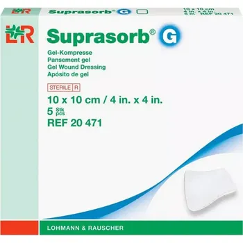Krytí na ránu Krytí Suprasorb G hydrogel.10x10cm 5ks