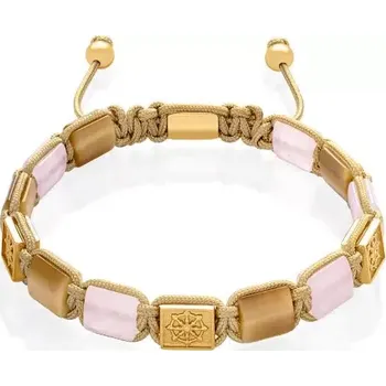 Náramek Trimakasi Růženín plochý náramek Růžová