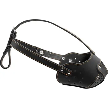 Náhubek pro psa Kožený náhubek pro psa bullteriér