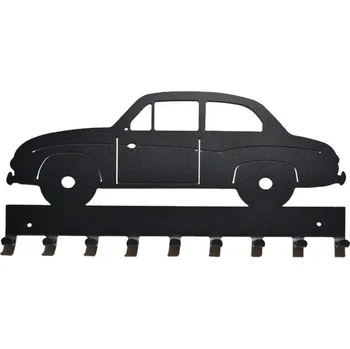 Věšák Siréna #3 - ČERNÝ Věšák na oblečení, FSO 40 cm