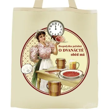 Plátěná nákupní taška, Hospodyňka pořádná