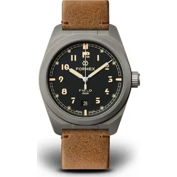 Hodinky Formex Field Automatic Charcoal Leone Bolgheri Leather Strap 0660.1.6523.723 + 5 let záruka a dárek ZDARMA