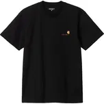 TRIKO CARHARTT WIP American Script S/S - černá - XXL + při osobním odběru 941 Kč