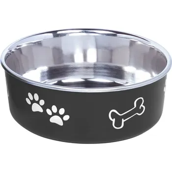 Miska pro psa Nobby Fusion nerez miska s plast. opláštěním černá 16cm 940ml