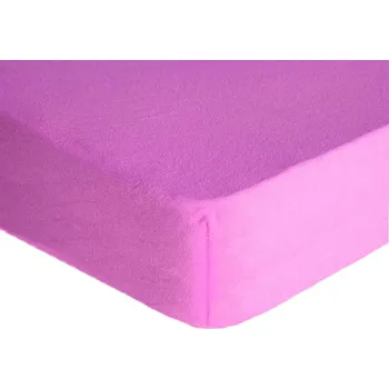 Prostěradlo Prostěradlo froté 100x200cm fialová Premium - 100x200cm