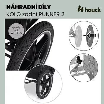 Hauck KOLO zadní Runner 2 Black (NDHK27420-0-1)