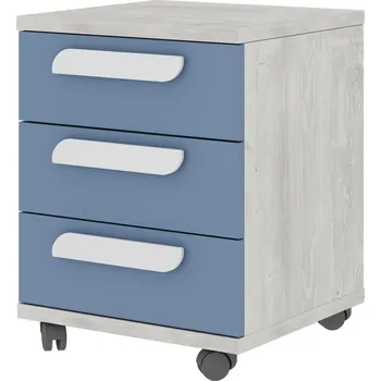 Dětská skříň Dětský kontejner modrý, cascina Mety wave