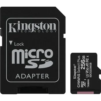 DVR/NVR/HVR záznamové zařízení Paměťová karta microSDXC 256GB class 10