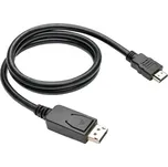C-TECH kabel DisplayPort na HDMI, 3m, černý CB-DP-HDMI-3