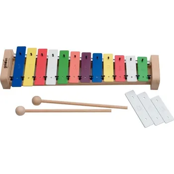 Perkuse Goldon sopránový metalofon s 12-ti barevnými kameny
