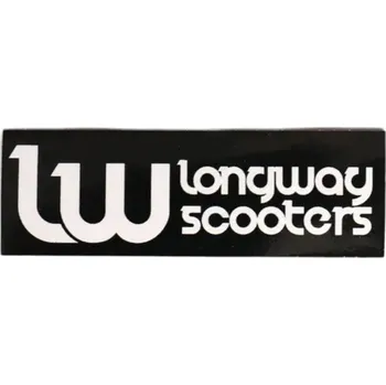 samolepka Samolepka LONGWAY 75x25mm | 1ks | BLACK