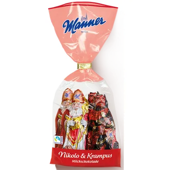 Čokoláda Manner Mikuláš a čert 29 % 70 g