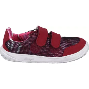 Dívčí tenisky Jonap barefoot tenisky B18 vínové 32