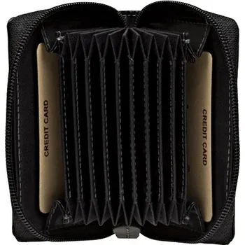 Peněženka Lagen Kožený obal na karty a vizitky 25015/T Black
