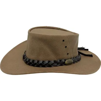 Klobouk Australský klobouk kožený z klokaní kůže - Jacaru Mushroom Velikost: 58cm (M/L)