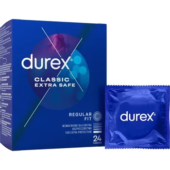 Durex Extra Safe 24 ks, silnější latexové kondomy