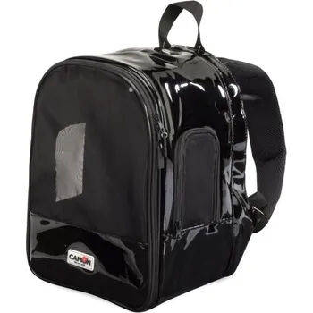 Pelíšek pro psa CAMON BATOH PET CARRIER 25x16x35 cm 4 kg ČERNÝ