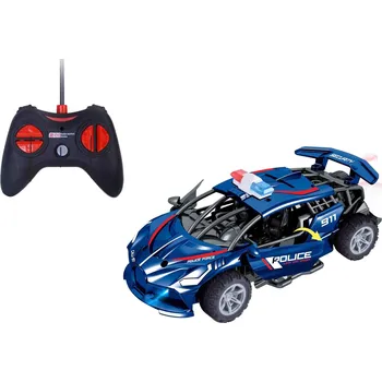 RC model auta Wiky Policejní auto kouřící český obal 21 cm