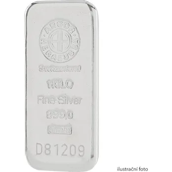 Argor Heraeus Stříbrná investiční cihla 1000 g