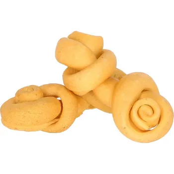 Pamlsek pro psa Uzel uzený z vepřové kůže, 2 ks, 10-12cm