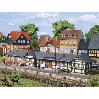 Modelářství H0 - nádraží Barthmuhle / Auhagen 11418