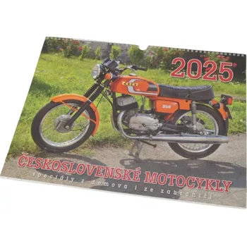 Kalendář Ostatní Nástěnný kalendář Československé motocykly 2025 (40x30cm)