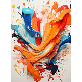 Plakát Plakát Taneční Vlny bez rámu 40 x 55 cm