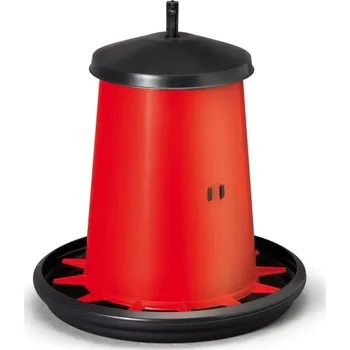 Krmítko pro ptáka River Systems Srl. Automat krmící závěsný, krmítko pro drůbež, plastový střed, 20 L