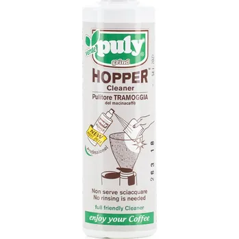 Příprava kávy Čistič Puly Grind Hopper