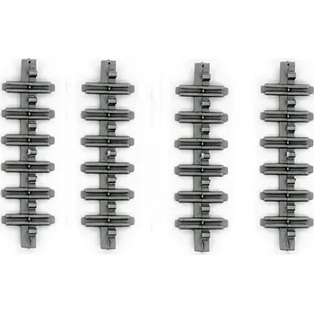 Modelová železnice H0 - plastové izolační kolejové spojky 24ks pro Roco Line / ROCO 42611