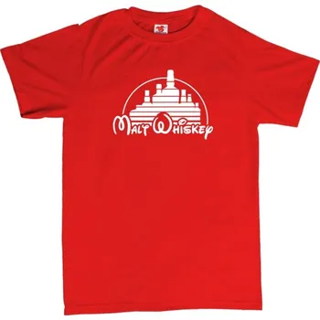 Žertovný předmět Malt Whiskey - pánské tričko XXL červená - red Bílá - 401