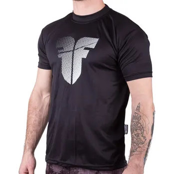 Tréninkové triko Fighter - černá, FTSC-01 XL