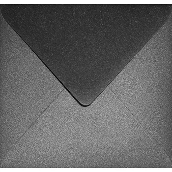 Obálka Kvadratické obálky Aster Metallic černé 500 ks