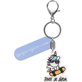 Módní doplněk Albi Klíčenka - Život je jízda